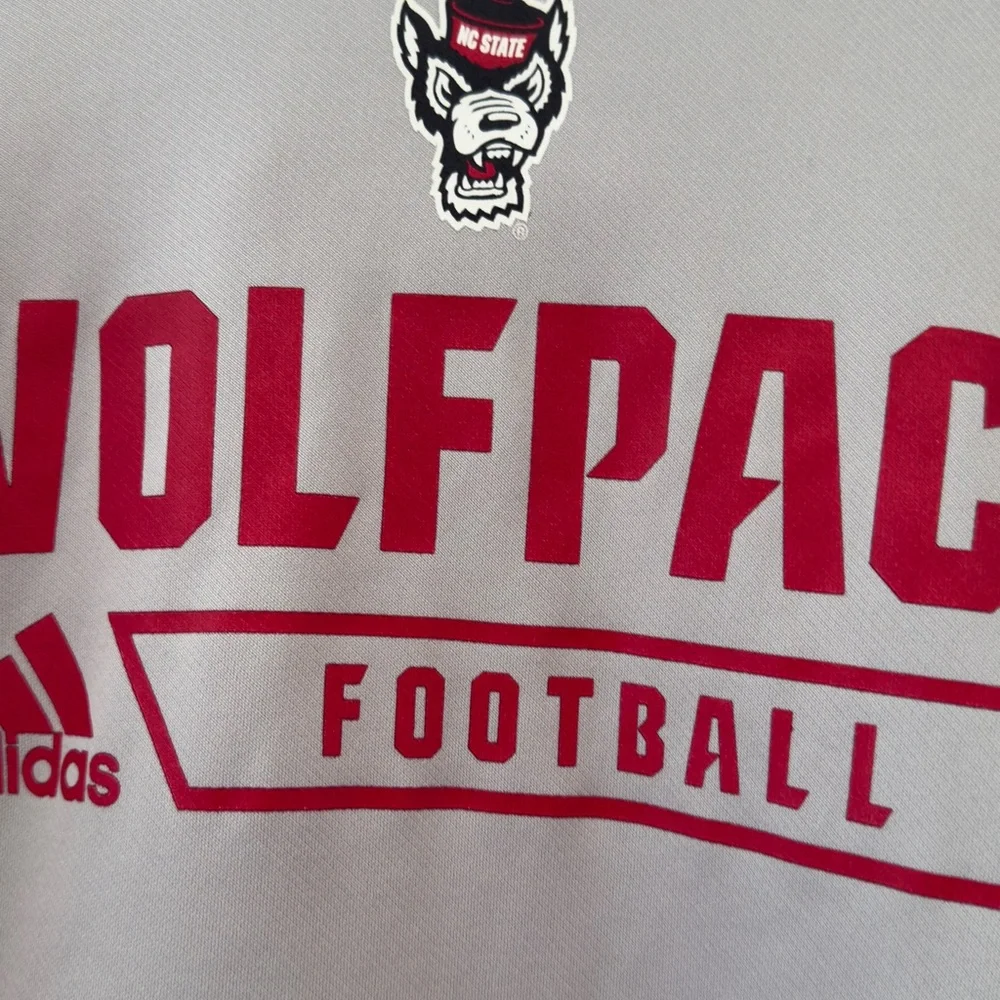 Adidas NC State Wolfpack football‎ hoodie/sweatshirt Sz Medium